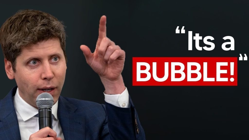 Sam Altman discusses the potential risks of an AI bubble in the tech industry