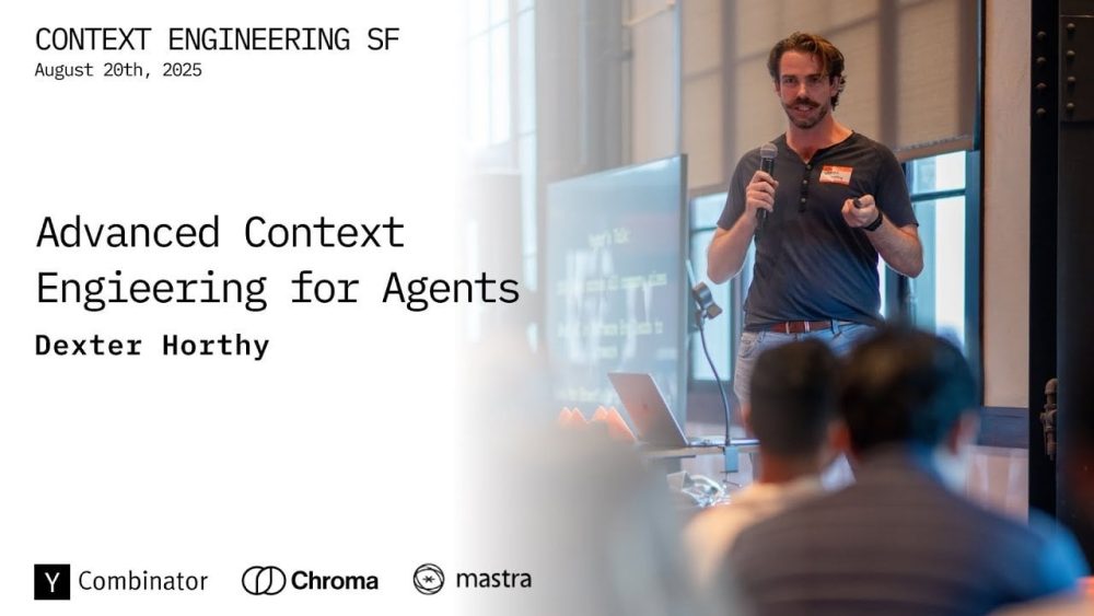 AI coding agent optimizing a complex codebase with advanced context