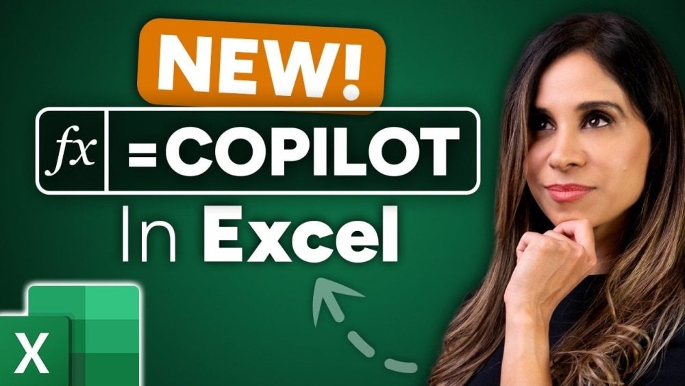 Microsoft Excel COPILOT feature showcasing AI productivity tools