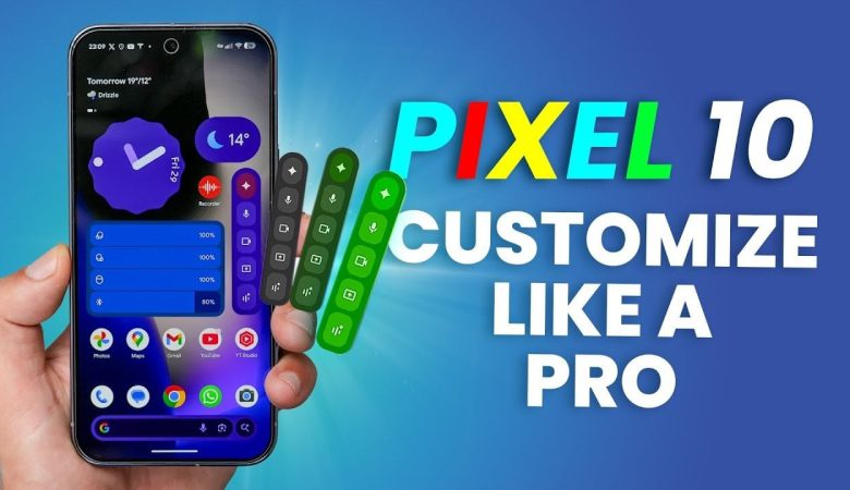 Dynamic wallpaper options on the Google Pixel 10 Pro for a unique display
