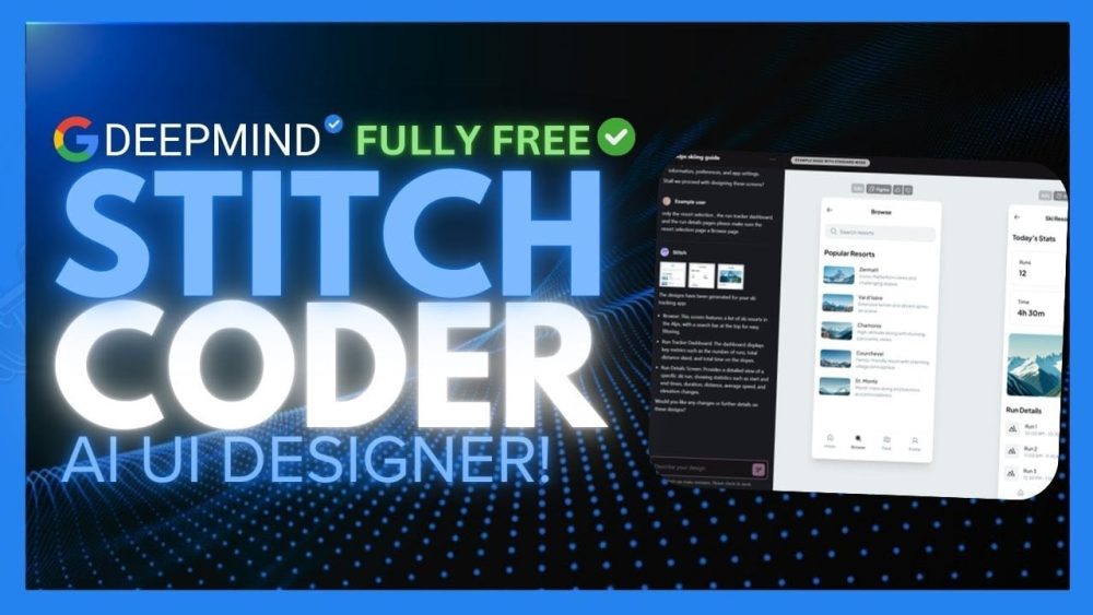 Google Stitch 2.0 AI tool for creating user interfaces effortlessly