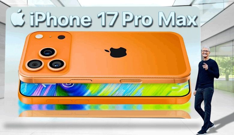 Close-up of the iPhone 17 Pro Max camera with advanced optical zoom