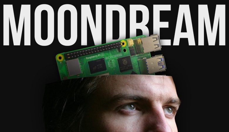 Raspberry Pi running Moon Dream for vision-language tasks