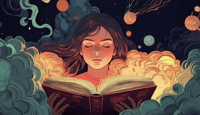 Person using intentional reading strategies to navigate AI content