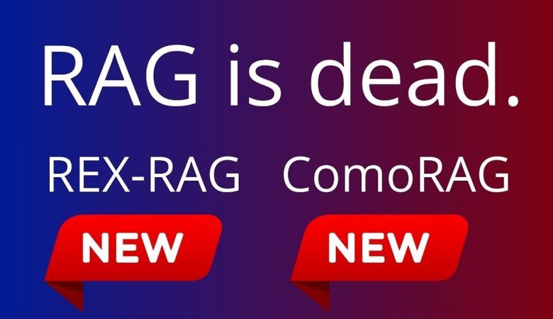 Illustration of RexRAG and ComoRAG showcasing advanced AI reasoning capabilities