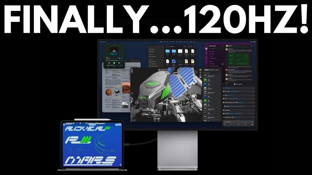 Apple Studio Display 2 with mini-LED and 120Hz refresh rate for professionals