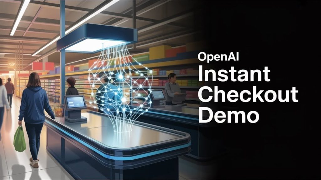 A demonstration of ChatGPT Instant Checkout simplifying the online shopping process