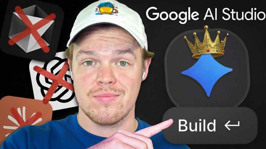 A visual representation of Google AI Studio simplifying app development