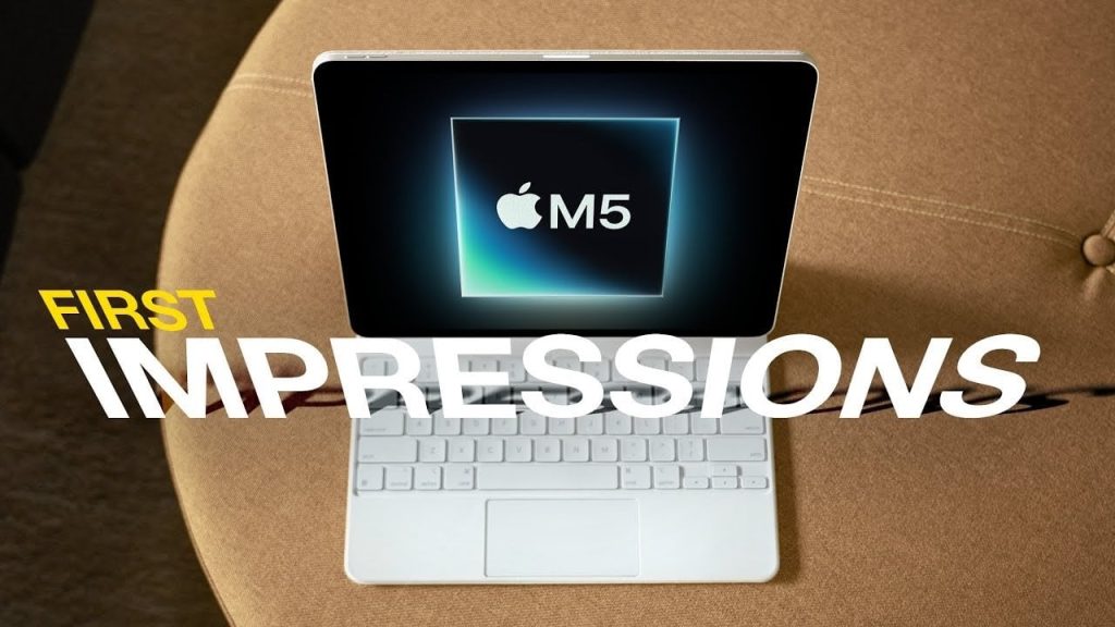M5 iPad Pro showcasing advanced performance upgrades with the M5 chip