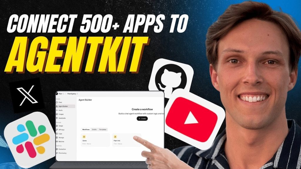 OpenAI’s agent builder integrated with Rube for smarter workflow automation