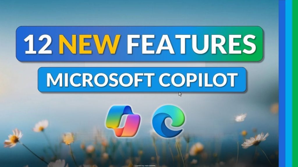 Overview of the 12 new features introduced in Microsoft Copilot for productivity and personalization