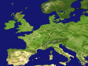Map of the European continent as a trillion-euro AI prize sits on the table for Europe’s economy, and the region has the talent and raw ingredients to claim it.