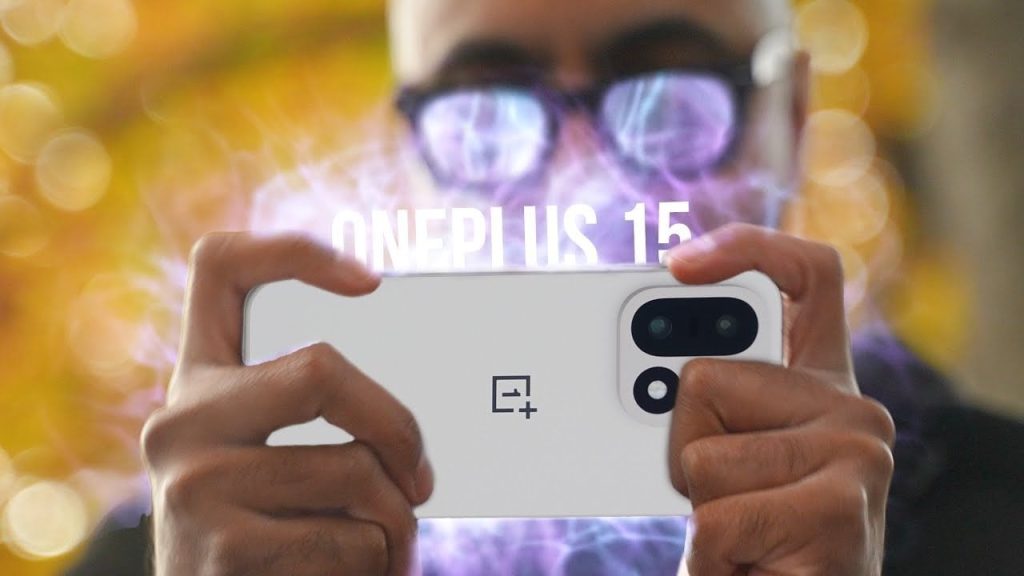 OnePlus 15 smartphone showcasing its sleek and durable design