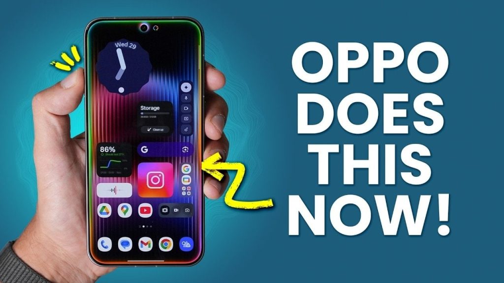 Oppo Find X9 Pro showcasing Color OS 16 features for enhanced user experience