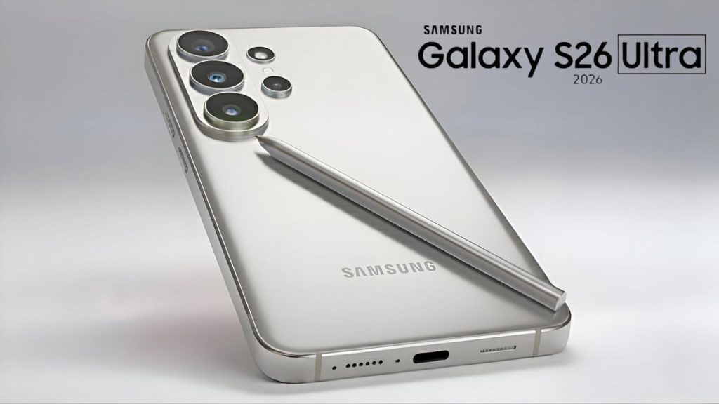 Samsung Galaxy S26 Ultra showcasing its sleek new design and rounded corners
